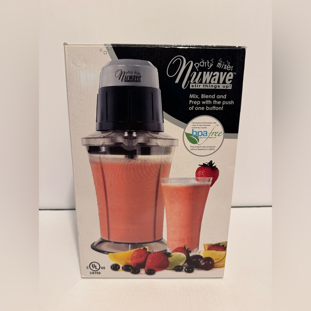 NuWave Party Mixer 22191 SmoothieDrink Blender Dips Desserts BPA Free New